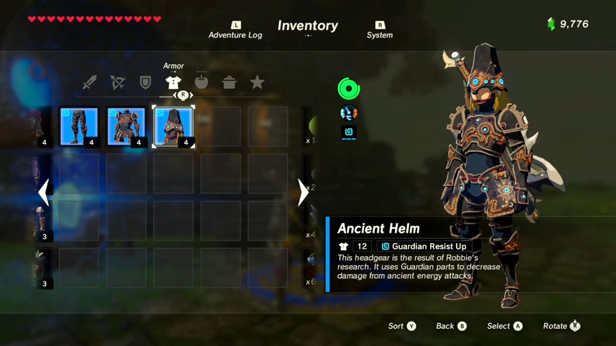Breath Of The Wild Ancient Armor How To Farm Ancient Screws Shafts
